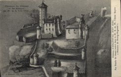 CPA Chateau d'Argental (XVI siecle) Fac simile du dessin insere dans le M S de M l'Abbe Seytre Histo