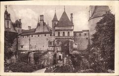 CPA La Rochepot (Cote d'Or) Chateau de la Rochepot Les ponts levis 