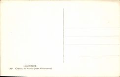 CPA L'Auvergne Chateau de Murols (partie Renaissance) 