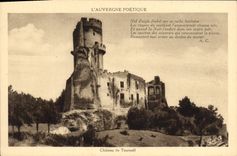 CPA L'Auvergne poetique Chateau de Tournoel 