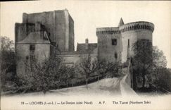 CPA Loches Le Donjon (cote nord) 