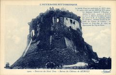 CPA L'Auvergne pittoresque Environs du Mont Dore Ruines du chateau de Murols 