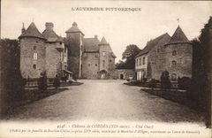 CPA L'Auvergne pittoresque Chateau de Cordes (XII siecle) Cote ouest 