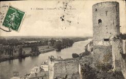 CPA Chinon Chateau La Tour du Moulin 
