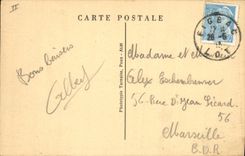 CPA Le Lot illustree Figeac Palais de Justice 