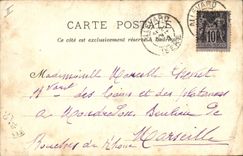 CPA Grenoble Le Palais de Justice et la statue de Bayard 