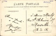 CPA Grenoble Palais de Justice et Statue de Bayard 