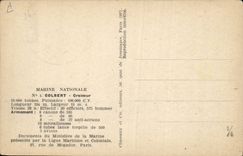 CPA Bateau de Guerre Marine Nationale Colbert Croiseur 