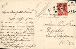 CPA Bateau de Guerre Marine Francaise Le Carnot 