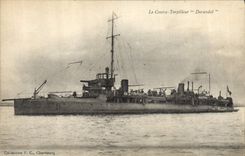 CPA Bateau de Guerre Le contre torpilleur Durandal 