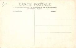 CPA Bateau de Guerre Democratie cuirasse d'escadre 