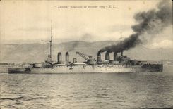 CPA Bateau de Guerre Danton cuirasse de premier rang 