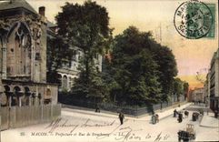 CPA Macon Prefecture et Rue de Strasbourg 