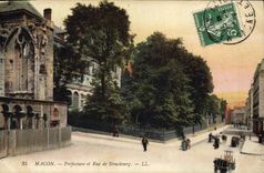 CPA Macon Prefecture et Rue de Strasbourg 
