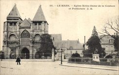 CPA Les Mains Eglise Notre Dame de la Couture et Prefecture 