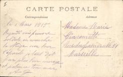 CPA Militaria La Grande Guerre 1914 15 Soissy au Bois Village incendie par les barbares 