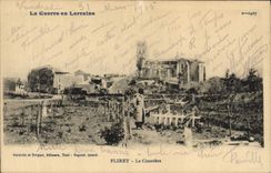 CPA Militaria La Guerre en Lorraine Flirey Le Cimitiere 