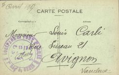 CPA Militaria La France reconquise (1917) Troupes francaises passant devant les ruines de Lassigny F