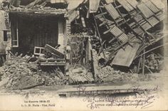 CPA Militaria La Guerre 1914 17 Noyon (Oise) La devastation allemande 