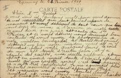 CPA Militaria Le bombardement en Champagne Eparnay Rue de Sezanne 