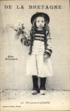 CPA Folklore De la Bretagne Bon souvenir Petit garcons de Quimper 