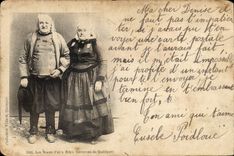 CPA Folklore Les Noces d'or a Brice (environs de Quimper) 