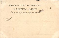 CPA Folklore Mariee Etude des coiffes de Bretagne