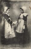 CPA Folklore La Bretagne pittoresque Fillettes de Scaer 