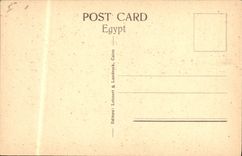 CPA Egypt Egypte Kom Ombo Tolomey between the two Divinities of Upper and Lower Egypt 