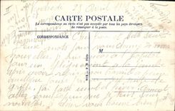 CPA Fantaisie (dessin a la main ) Ville Fleurs