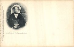 CPA Folklore  Jeune femme de Port Navalo (Morbihan) 