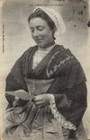 CPA Folklore  Jeune femme de Sarzeau 