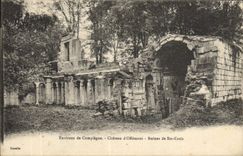 CPA Environs de Compiegne Chateau d'Offemont Ruines de Ste Croix 
