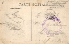 CPA Guerre 1914 15 Environs de Soisson Pasly Les Carrieres Romaines ou se sont si formidablement ret