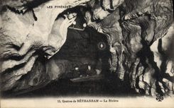 CPA Grottes de Betharram La Riviere 