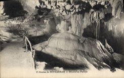 CPA Grottes de Betharram detail d'un Plafond 