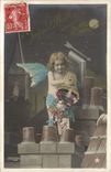 CPA Fantaisie Enfants Poupee  Joyeux Noel Ange