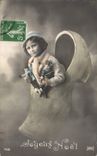 CPA Fantaisie Enfants Poupee  Joyeux Noel 