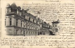 CPA Grenoble Le Palais de Justice & la Statue de Bayard 