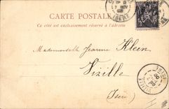 CPA Grenoble Le Palais de Justice & la Statue de Bayard 