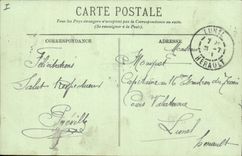 CPA Grenoble Palais de Justice Entree de la Cour d'Appel 