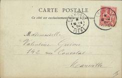 CPA Grenoble Le Palais de Justice & la Statue de Bayard 