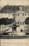 CPA Gueret (Creuse) Fontaine Bonnyaud et Palais de Justice 