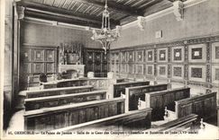 CPA Grenoble Le Palais de Justice Salle de la Cour des Comptes Cheminee et Boiseries de Jude (XV sie