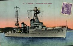 CPA Bateau de guerre Dupleix Croiseur 