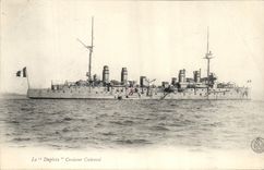 CPA Bateau de guerre Le Dupleix Croiseur Cuirasse 