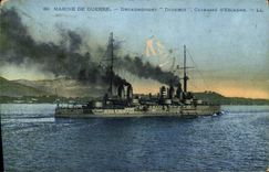 CPA Bateau de guerre Marine de Geurre Dreadnought Diderot Cuirasse d'escadre 
