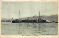 CPA Bateau de guerre Toulon Le Duchayla 