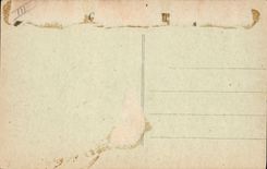 CPA Bateau de guerre Cuirasse la Democratie en marche par gros temps au large de marsaeille 