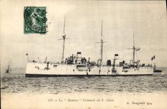 CPA Bateau de guerre Le Destres Croiseur de troisieme classe 